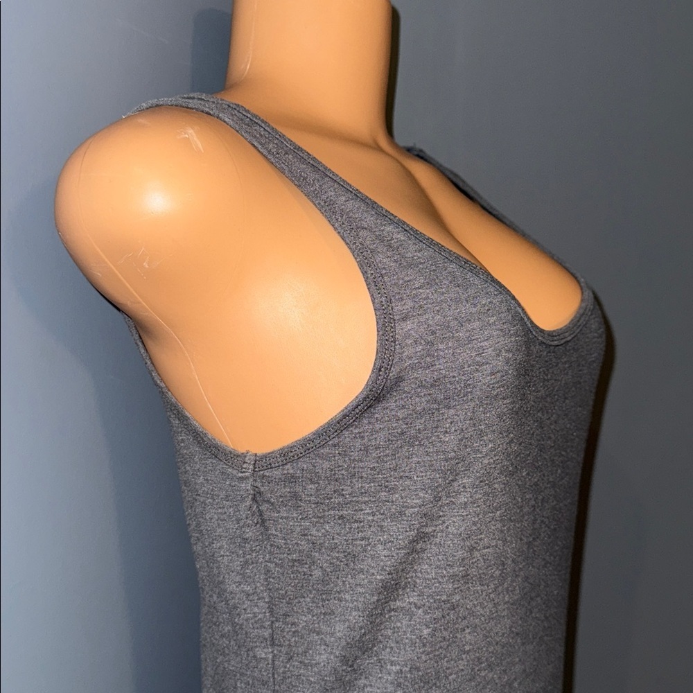 Forever 21 Dark Gray Bodycon Tank Mini Dress | Size Medium - Picture 2 of 5